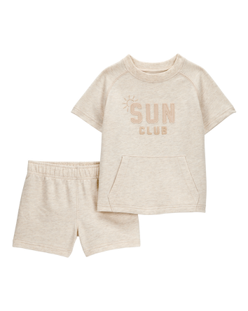 Toddler Boho Chic Sun Club 2-Piece Outfit Set, 