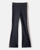 Girls Knit Flare Active Pants - Black, image 2 of 5 slides