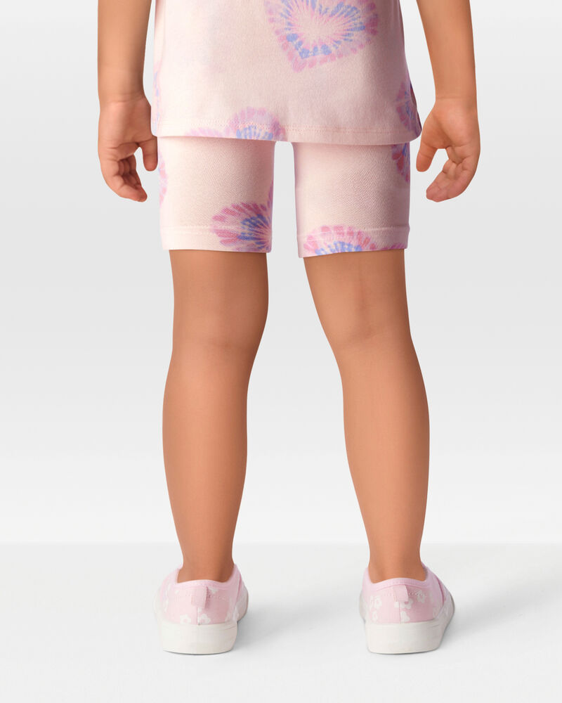 Toddler Girl Heart Bike Shorts - Pink, image 3 of 6 slides