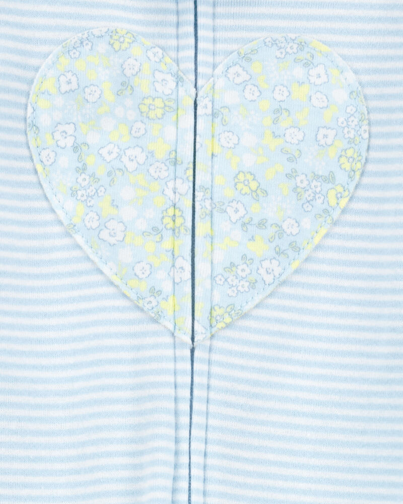 Baby 2-Pack Cotton Footie Pajamas, image 4 of 5 slides