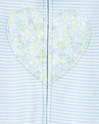 Baby 2-Pack Cotton Footie Pajamas, image 4 of 5 slides