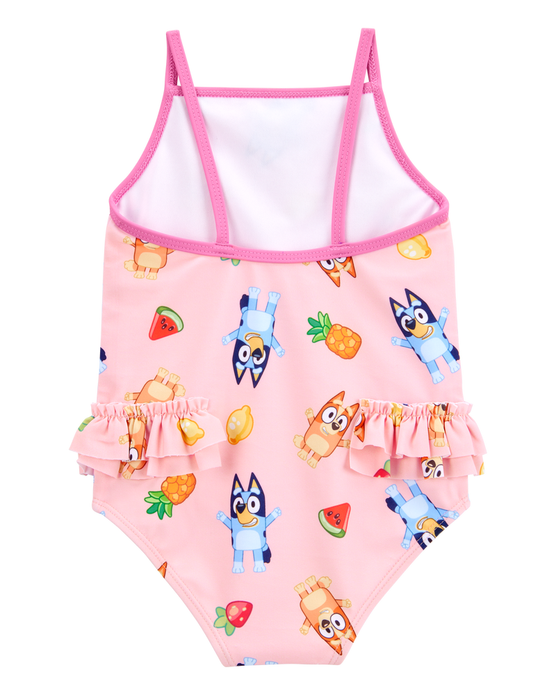 Baby Bluey™ 1-Piece Swimsuit - Pink, image 3 of 4 slides