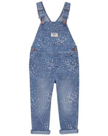 Toddler Daisy Print Classic Overalls, 