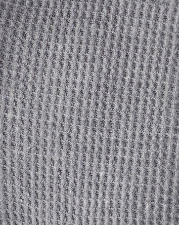 Baby Waffle Knit Sherpa Jacket & Pant Set Made with Organic Cotton, 
