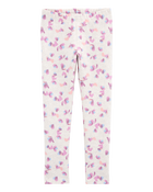 Kid Heart-Print Stretch Leggings , image 1 of 4 slides