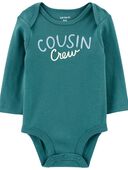 Teal - Baby Cousin Crew Long-Sleeve Bodysuit