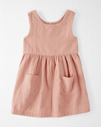 Toddler Organic Cotton Gauze Pocket Dress
, 