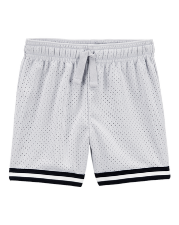 Toddler Fan-Favorite Basketball Mesh Short - Grey, 