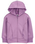 Active Zip-Up Hooded Jacket - Purple, image 1 of 3 slides