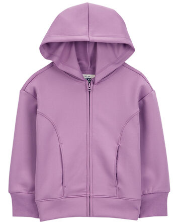 Active Zip-Up Hooded Jacket - Purple, 