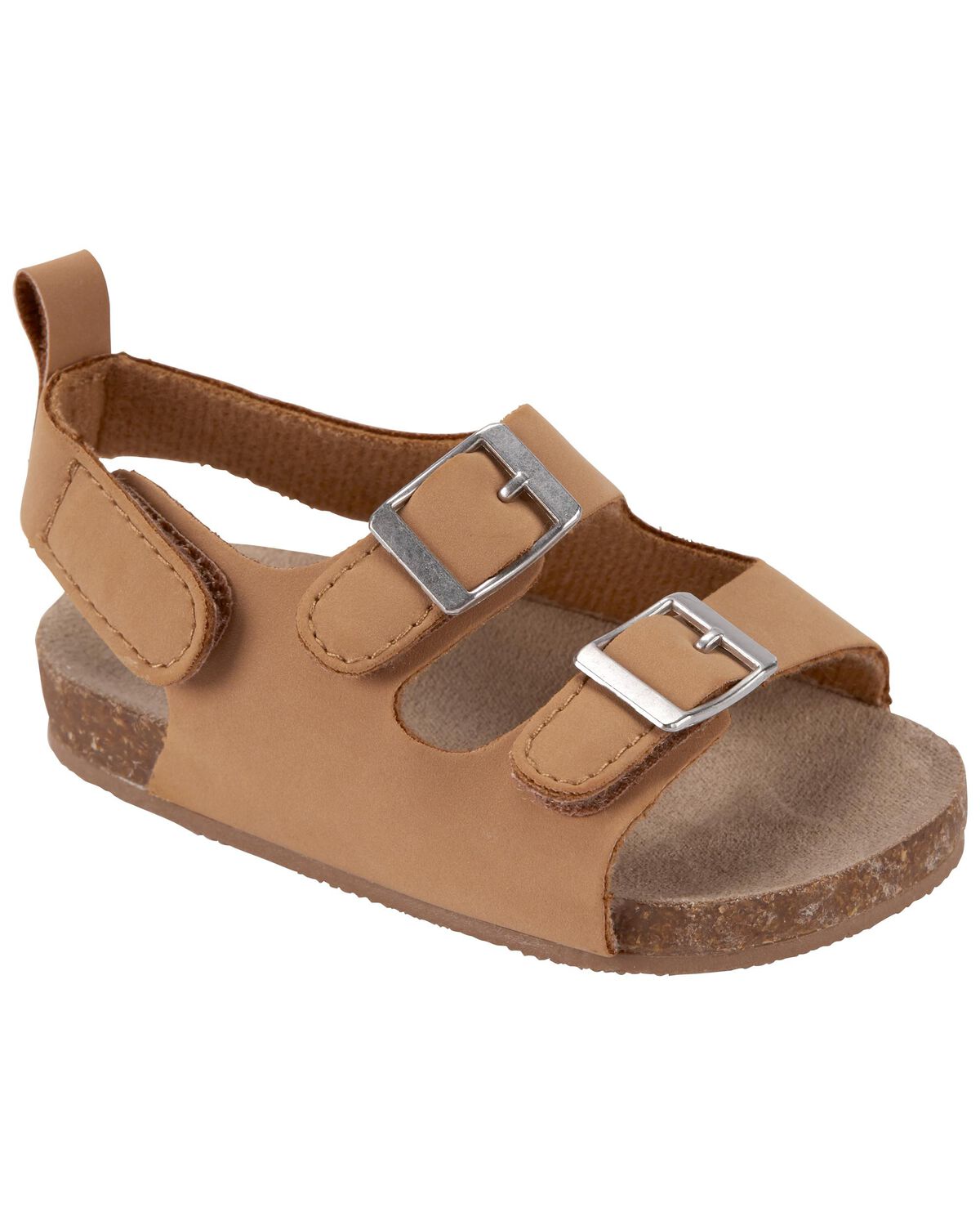 Brown Baby Faux Cork Sandal
