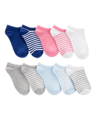 Kid 10-Pack No-Show Socks, image 1 of 2 slides