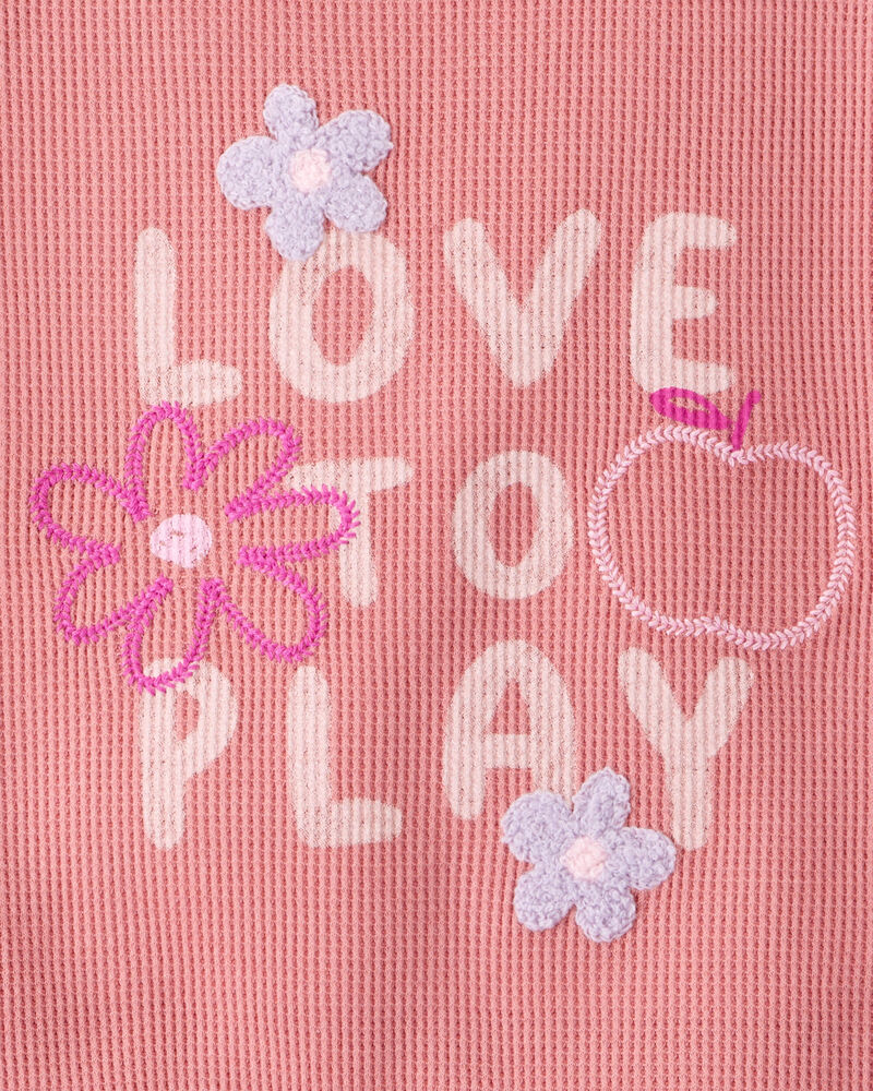 Toddler Girl Love To Play Short-Sleeve Graphic Tee - Pink, image 3 of 4 slides