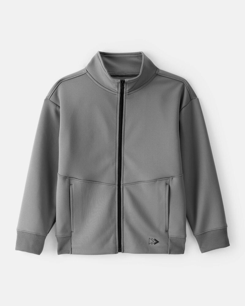 Boys Zip-Up Jacket - Grey, image 1 of 3 slides