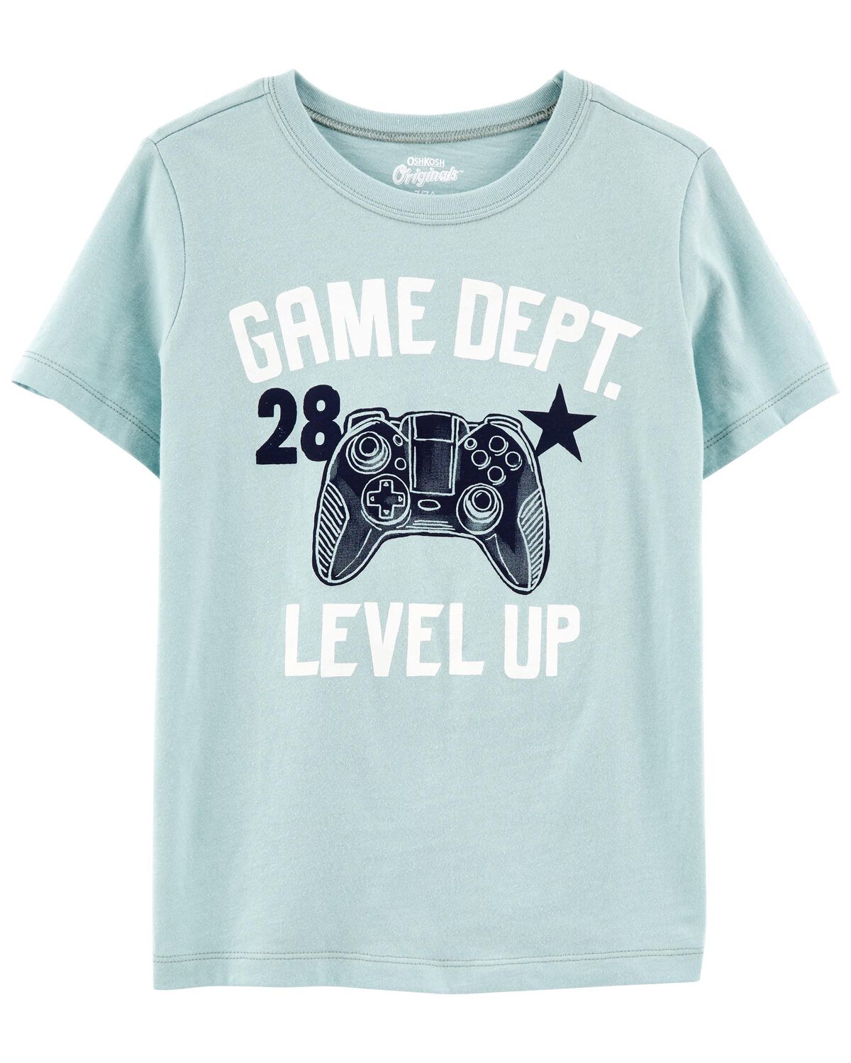 Carters Blue Kid OshKosh Originals Graphic Tee
