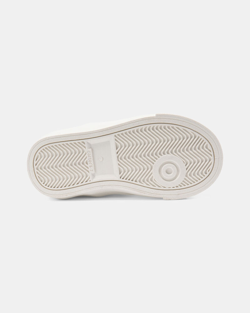 Toddler Girl Casual Sneakers - White/Gold, image 4 of 4 slides