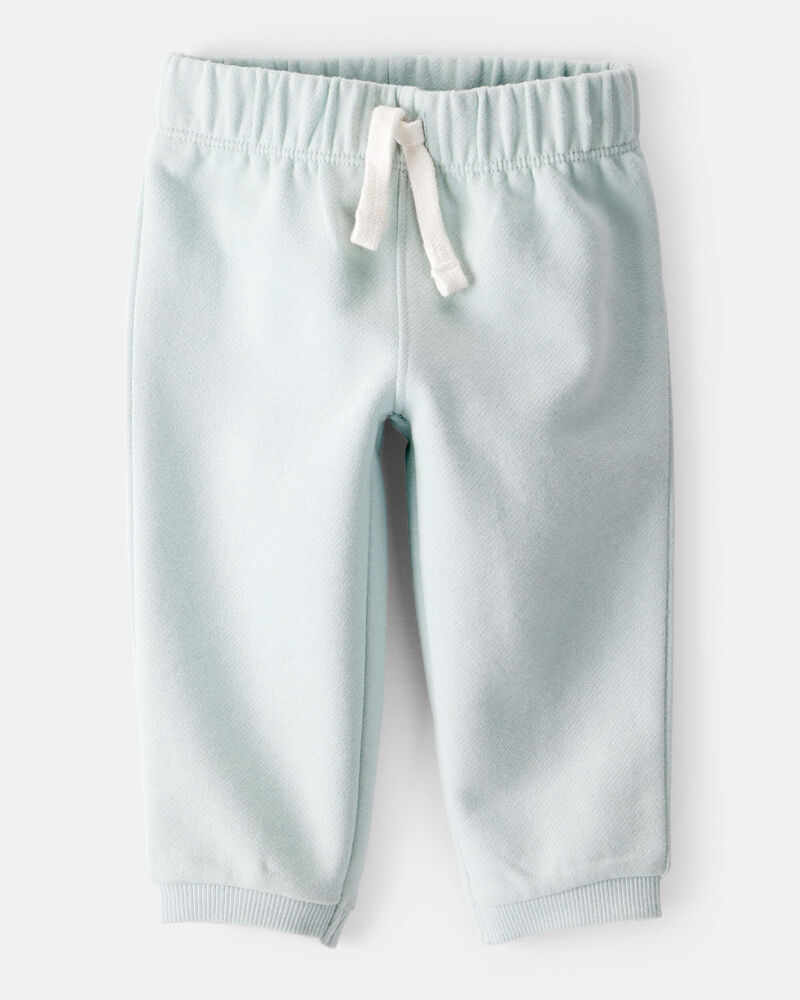 Baby Boy Cotton Pull-On Pants - Blue, image 1 of 4 slides