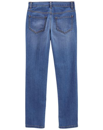 Kid Medium Blue Wash Slim-Fit Skinny-Leg Jeans, 