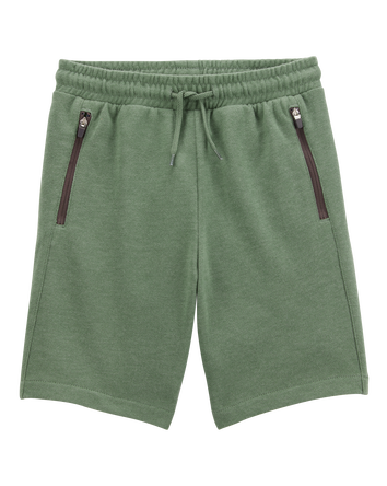 Kid Drawstring Lounge Short - Green, 