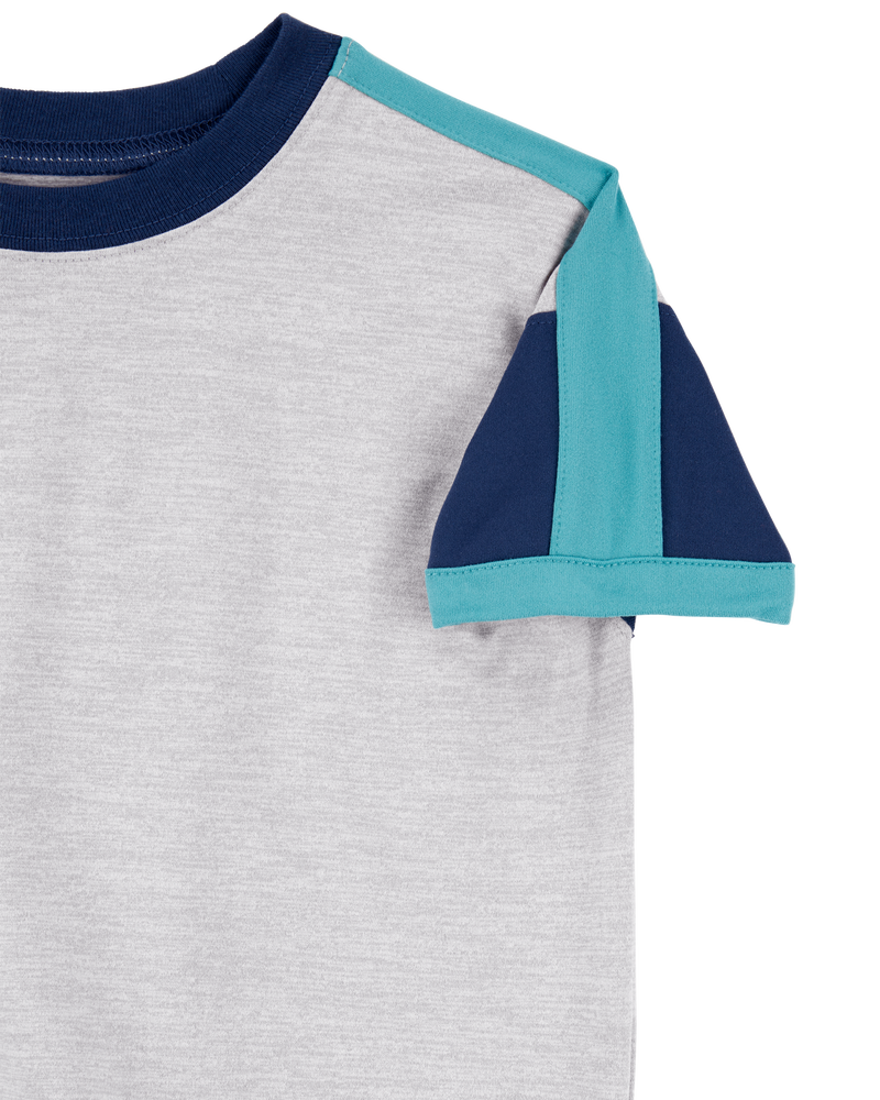 Toddler Active Raglan Tee - Heather, image 2 of 4 slides