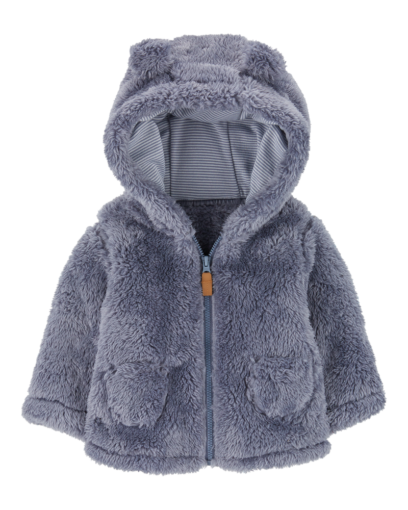 Baby Sherpa Hooded Jacket, image 1 of 3 slides