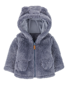 Baby Sherpa Hooded Jacket, image 1 of 3 slides