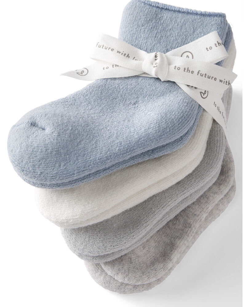 Baby 4-Pack No Slip Socks, image 2 of 4 slides