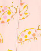 Toddler 1-Piece Ladybug 100% Snug Fit Cotton Footie Pajamas, image 2 of 4 slides