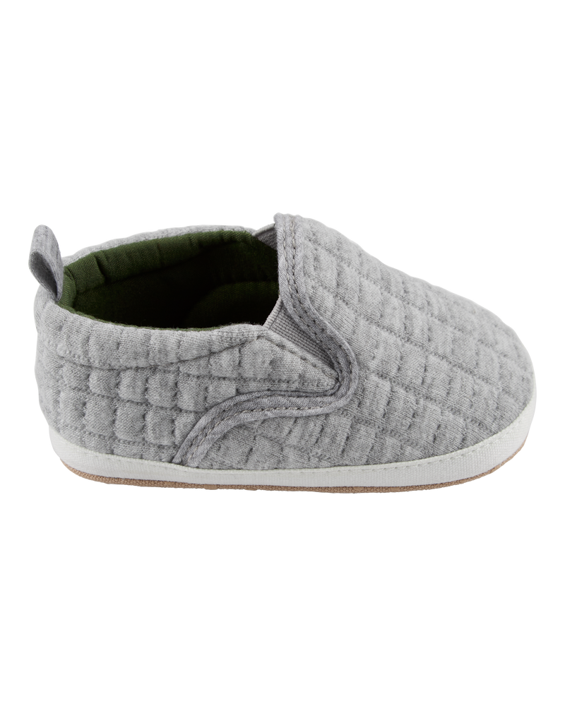 Baby Quilted Slip-On Baby Shoes, image 2 of 7 slides