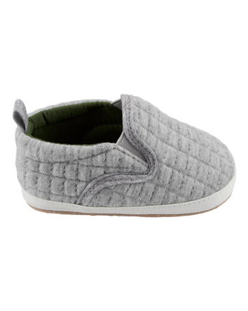 Baby Quilted Slip-On Baby Shoes, 