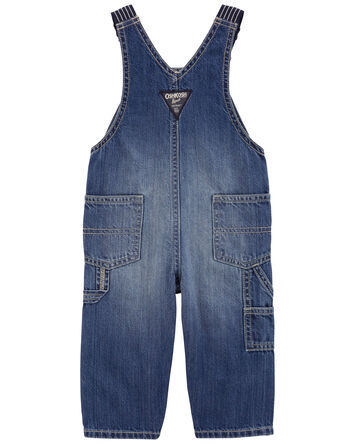 Baby Classic Denim Overalls: Removed Patch Remix, 