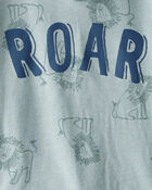 Toddler 2-Piece Roar Dinosaur Hooded Tee & Jogger Pant Set, image 3 of 4 slides