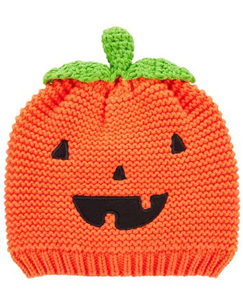 Baby Halloween Pumpkin Knit Cap, 
