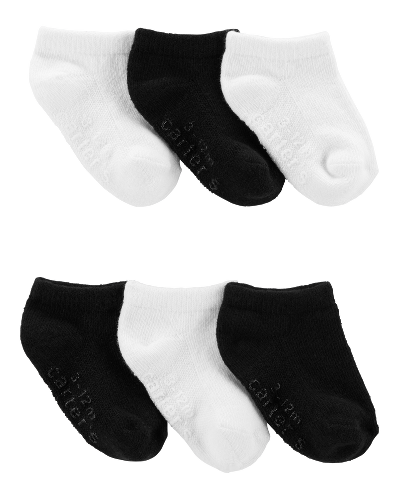 Baby 6-Pack Ankle Socks, image 1 of 2 slides