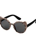 Brown - Baby Leopard Cat Eye Sunglasses