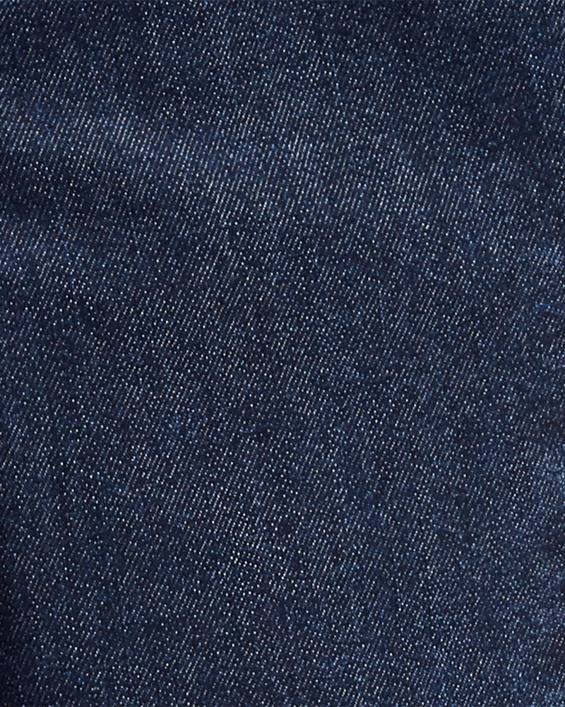 Toddler Dark Blue Wash Skinny-Leg Jeans, image 3 of 5 slides