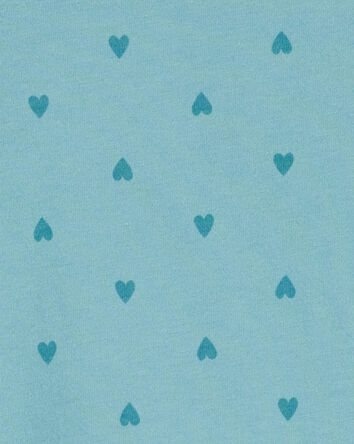 Kid Heart Long-Sleeve Peplum Jersey Tee, 