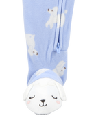 Toddler 1-Piece Dog Fleece Footie Pajamas, image 3 of 5 slides