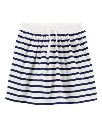 Kid Striped Jersey Skort, 