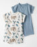 Blue Stripes, Safari Print