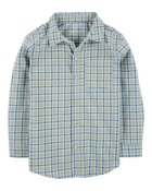 Kid Plaid Button-Front Shirt, image 2 of 4 slides