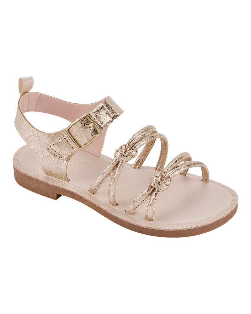 Toddler Casual Sandals - Gold, image 1 of 6 slides