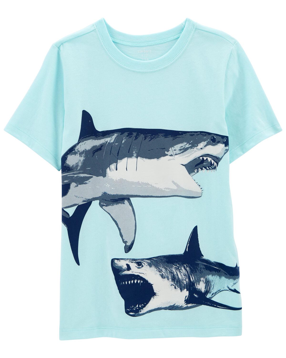 Blue Kid Shark Graphic Tee | carters.com