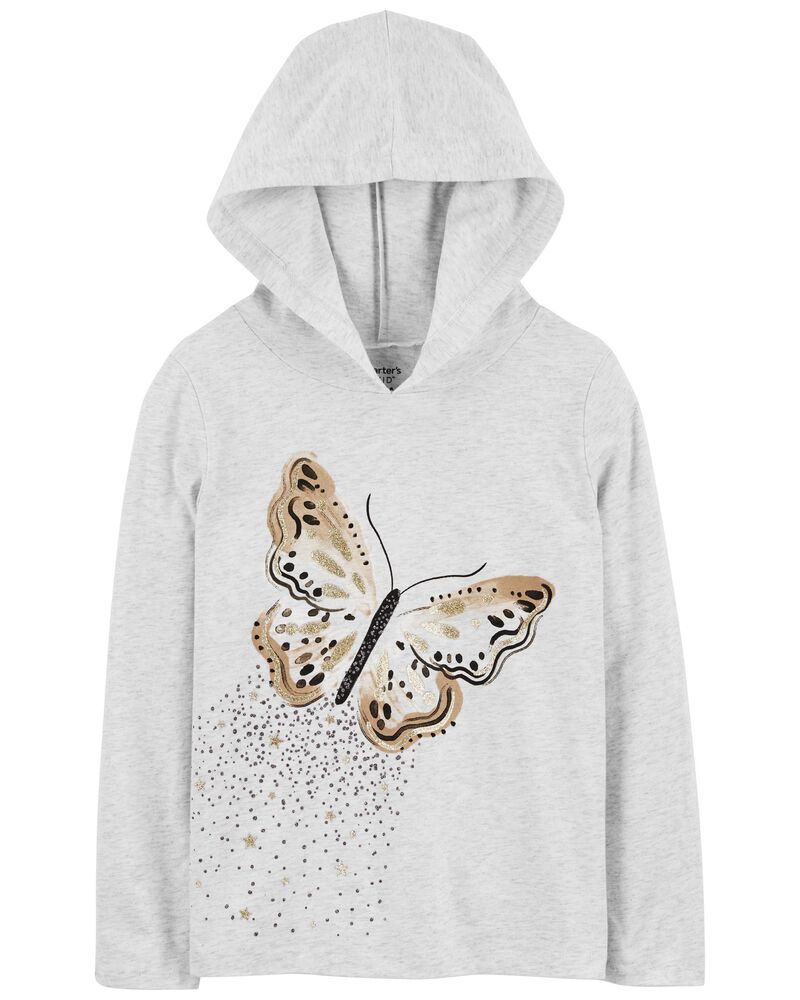 Kid Butterfly Hooded Tee, image 1 of 3 slides