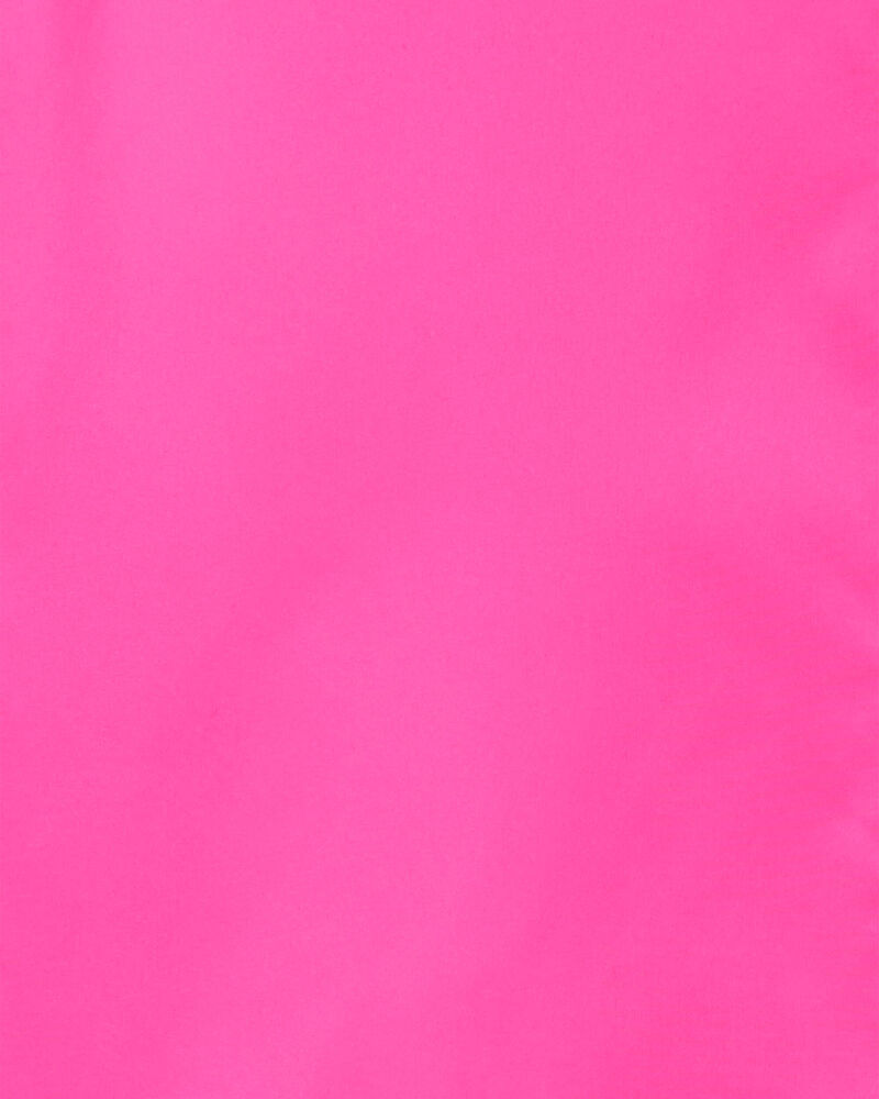Kid Solid Windbreaker Jacket - Pink, image 3 of 3 slides