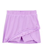 Kid Active Wrap Skort - Purple, image 2 of 4 slides