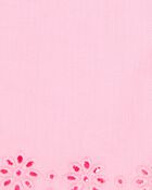 Toddler Iconic Eyelet Short - Pink, image 3 of 5 slides