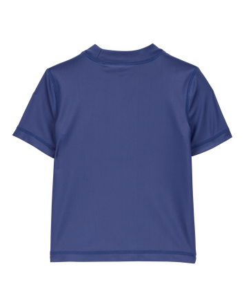 Toddler Fourth of July Short Sleeve Rashguard - Navy, 