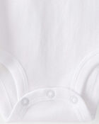 Baby 5-Pack Sleeveless Bodysuits - White, image 4 of 5 slides