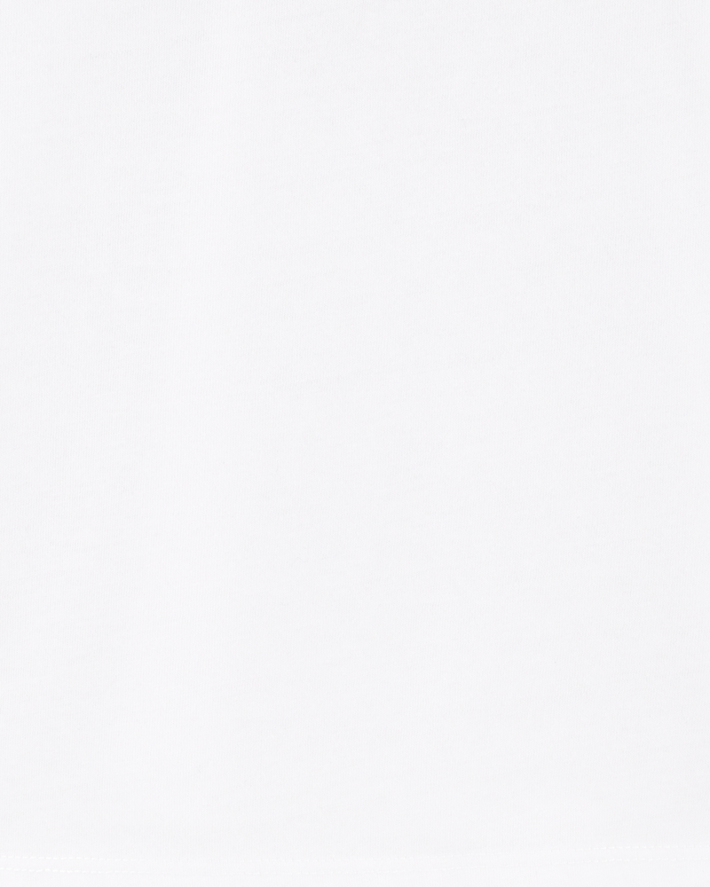 Toddler 2-Pack Pique Uniform Polo Shirts -  White, image 3 of 3 slides